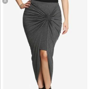 Torrid Tie Knot Jersey Skirt